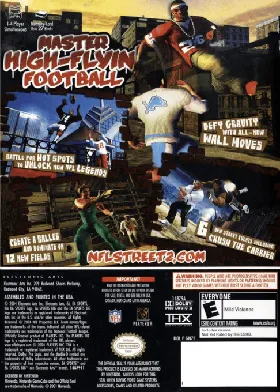 NFL Street 2 box cover back